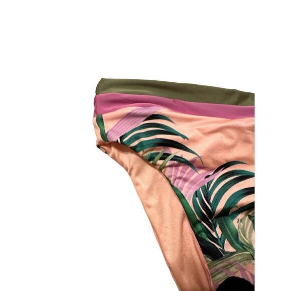 Seafolly Women's Reversible Las Palmas High Rise Bikini Bottom Size 6 Peach NWT - Picture 4 of 9